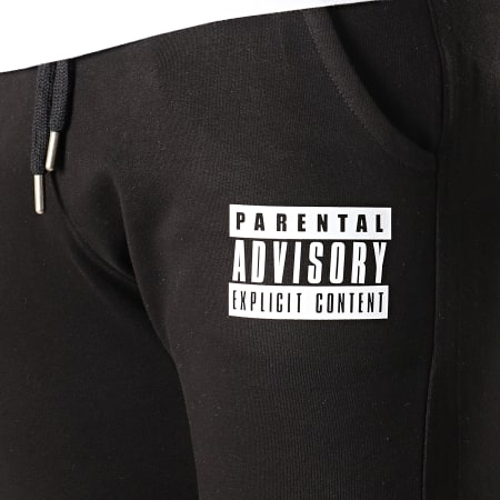 Parental Advisory - Pantalon Jogging Logo Noir