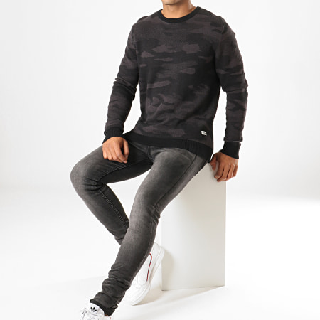 Produkt - Pull Camouflage Camo Gris Anthracite Noir
