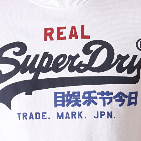 Superdry - Tee Shirt Vintage Logo M10036NS Blanc