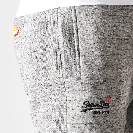 Superdry - Pantalon Jogging Orange Label M70001NS Gris Chiné