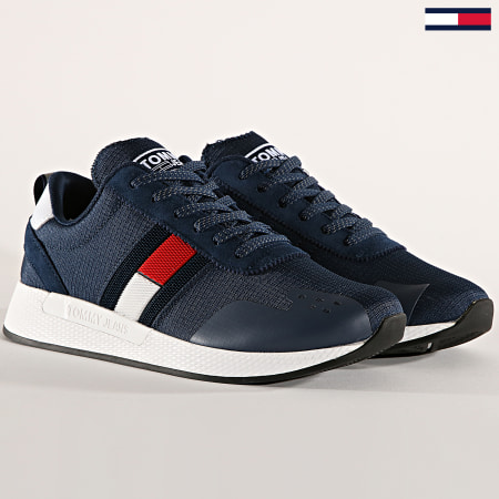 Tommy Jeans - Baskets Flag Flexi Sneakers Ink