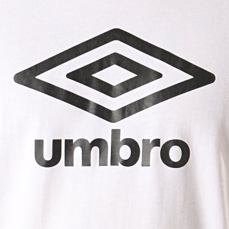 Umbro - Tee Shirt 729280-60 Blanc Noir