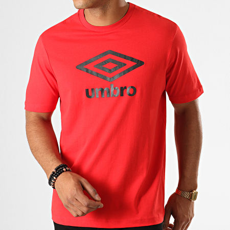 Umbro - Tee Shirt 729280-60 Rouge Noir