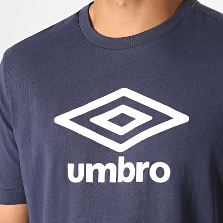 Umbro - Tee Shirt 729280-60 Bleu Marine Blanc