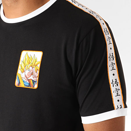 Dragon Ball Z - Tee Shirt A Bandes Goku Noir