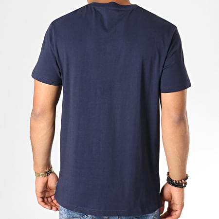 G-Star - Tee Shirt Graphic 8 D14143-336 Bleu Marine Blanc