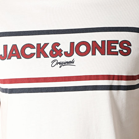 Jack And Jones - Tee Shirt New Shake Down Blanc