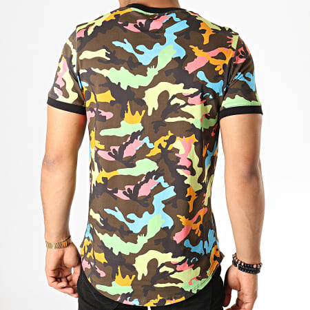 Uniplay - Tee Shirt Oversize Camouflage UY420 Vert Kaki