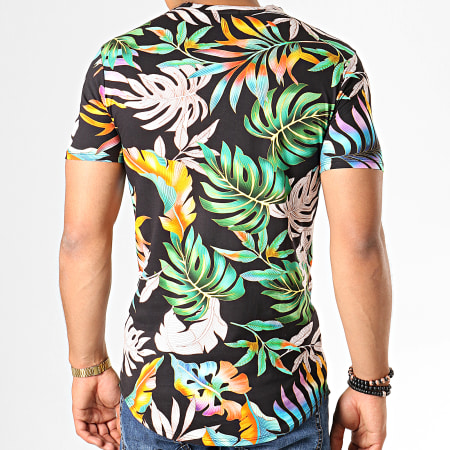 Uniplay - Tee Shirt Oversize Floral KXT-39 Noir