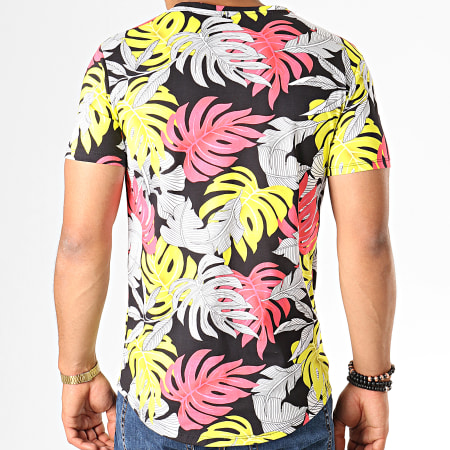 Uniplay - Tee Shirt Oversize Floral KXT-40 Noir