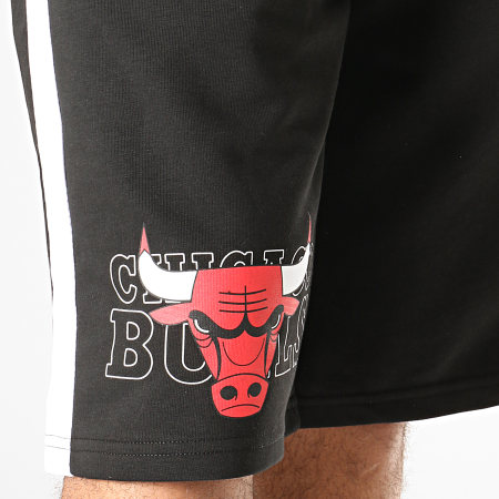 New Era - Short Jogging A Bandes NBA Graphic Overlap Chicago Bulls 12033461 Noir