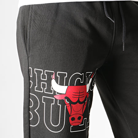 New Era - Pantalon Jogging NBA Graphic Overlap Chicago Bulls 12033462 Noir