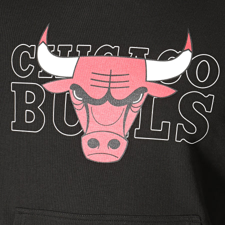 New Era - Sweat Capuche NBA Graphic Overlap Chicago Bulls 12033467 Noir