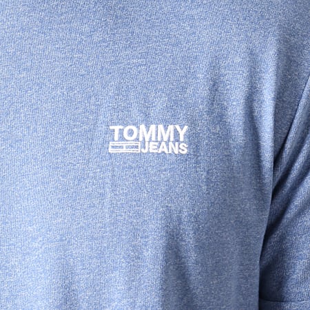 Tommy Jeans - Tee Shirt Modern Jaspe 4559 Bleu Clair Chiné
