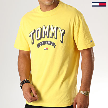 Tommy Hilfiger - Tee Shirt Essential 3D Logo 7014 Jaune