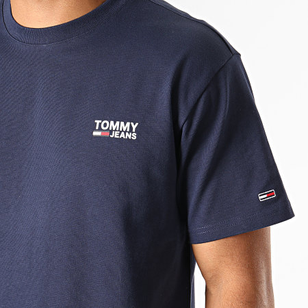 Tommy Hilfiger - Tee Shirt Chest Corp Logo 7194 Bleu Marine