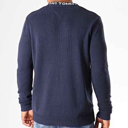 Tommy Jeans - Pull Solid 7000 Bleu Marine