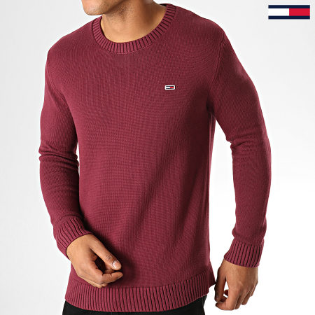 Tommy Jeans - Pull Classics 7191 Bordeaux