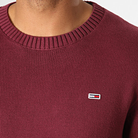 Tommy Jeans - Pull Classics 7191 Bordeaux