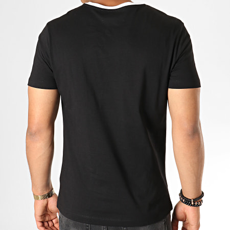 Calvin Klein - Tee Shirt Institutional Repetition 3242 Blanc Noir