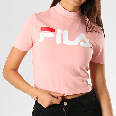 Fila - Tee Shirt Femme Crop Every Turtle 681267 Rose