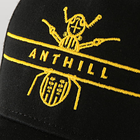 Anthill - Gorra Logo Negro Amarillo