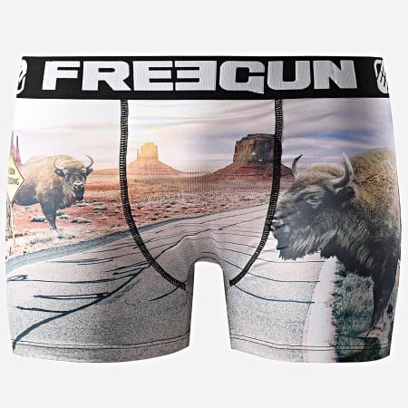 Freegun - Boxer Print Bisons Noir