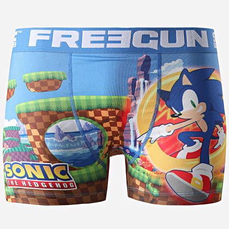 Freegun - Boxer Sonic The Hedgehog Bleu