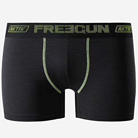 Freegun - Boxer Aktiv Ultra 3D Noir Vert