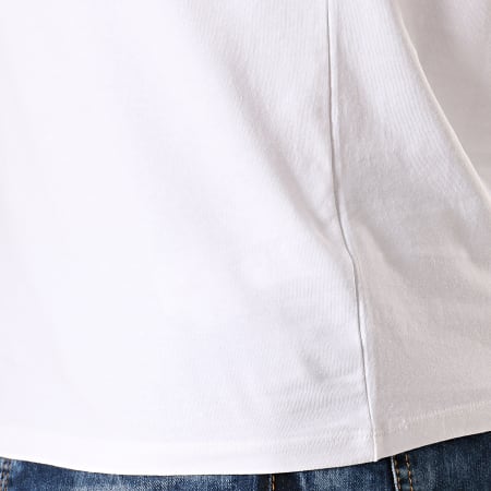 Guess - Tee Shirt Manches Longues M94I43-J1300 Blanc Rouge