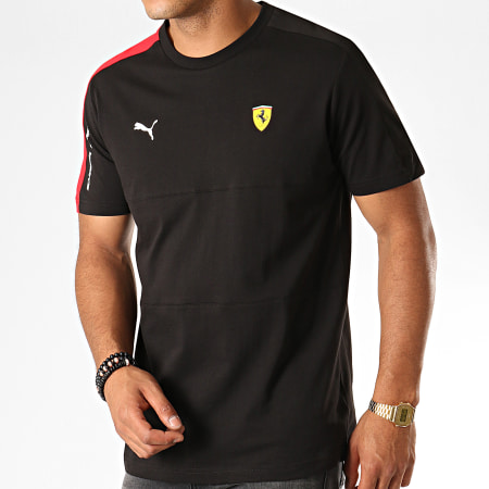 Puma - Tee Shirt Scuderia Ferrari T7 595427 Noir Rouge