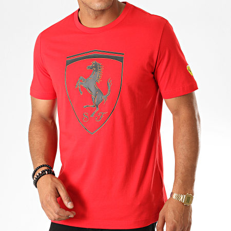 Ferrari T-Shirt Classic Logo Noir Homme Taille M