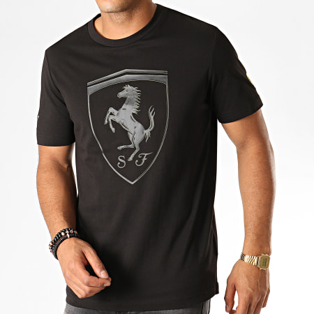 Puma - Tee Shirt Scuderia Ferrari Big Shield 595554 Noir