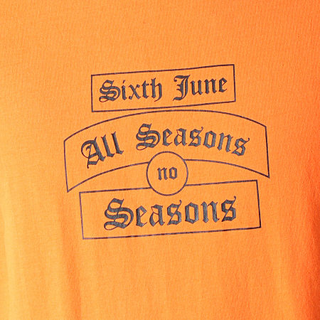 Sixth June - Tee Shirt 3891VTS Orange
