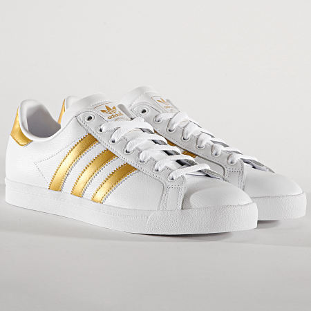 Adidas Originals - Baskets Coast Star EE6200 Footwear White Gold Metallic Core Black