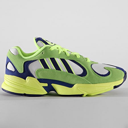 Adidas Originals - Baskets Yung-1 EG2922 Solar Green Real Purple Hi-Res Yellow