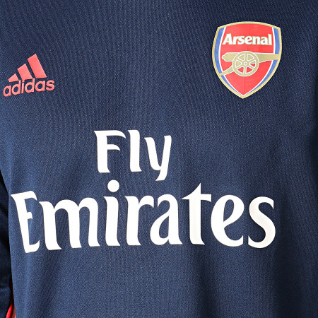 Adidas Sportswear - Maillot De Foot Manches Longues A Bandes Arsenal EH5720 Bleu Marine Rouge