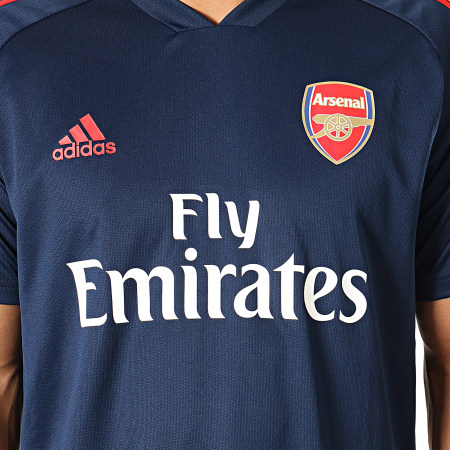 Adidas Sportswear - Tee Shirt De Sport A Bandes Arsenal EH5700 Bleu Marine Rouge