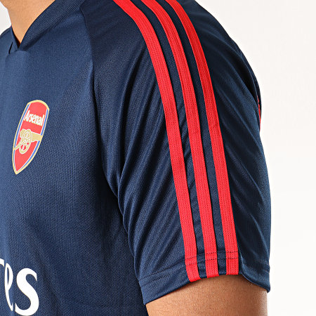 Adidas Sportswear - Tee Shirt De Sport A Bandes Arsenal EH5700 Bleu Marine Rouge