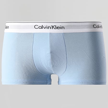 Calvin Klein - Lot De 2 Boxers Modern Cotton Stretch 1514 Bleu Marine Bleu Clair