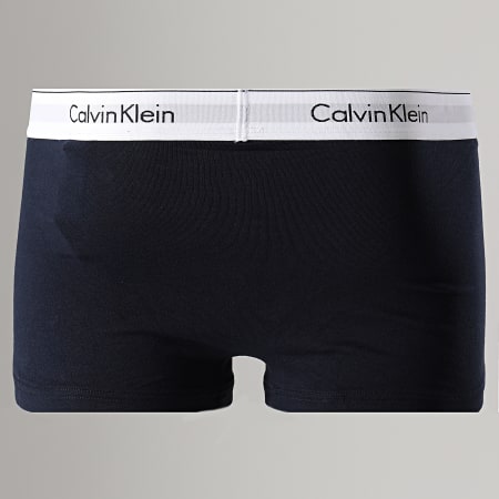 Calvin Klein - Lot De 2 Boxers Modern Cotton Stretch 1514 Bleu Marine Bleu Clair