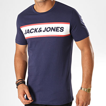 Jack And Jones - Tee Shirt Thing Bleu Marine