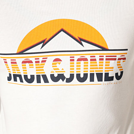 Jack And Jones - Tee Shirt Dorsey Blanc