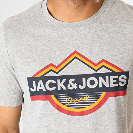 Jack And Jones - Tee Shirt Dorsey Gris Chiné