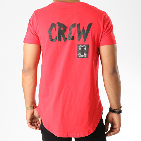 Sixth June - Tee Shirt Oversize 3853CTS Rouge Noir
