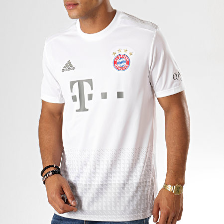 Adidas Sportswear - Maillot De Foot A Bandes FC Bayern DW7406 Blanc