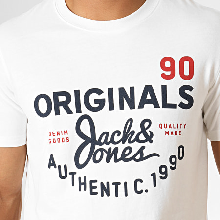 Jack And Jones - Tee Shirt Upton Ecru