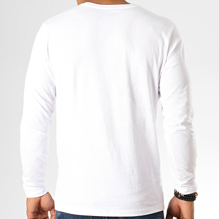 Jack And Jones - Tee Shirt Manches Longues Town Blanc