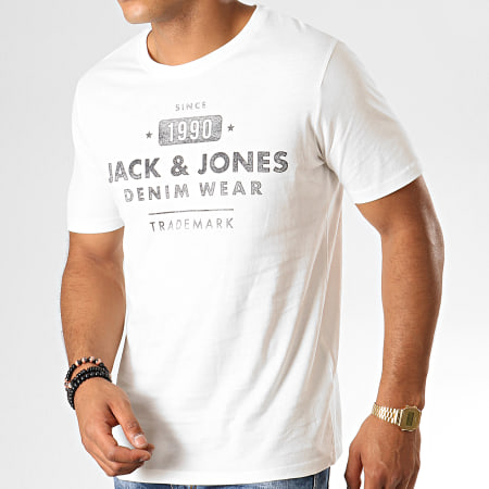 Jack And Jones - Tee Shirt Jeans Ecru