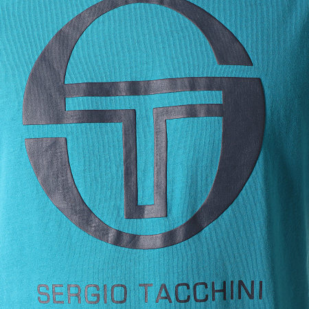 Sergio Tacchini - Tee Shirt Iberis 37740 Bleu Canard Bleu Marine